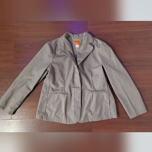 Hearts of Palm Gray Patterned Jacket